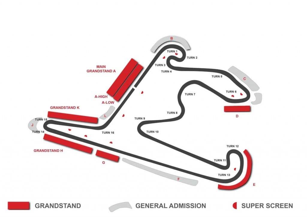 Chinese Grand Prix circuit